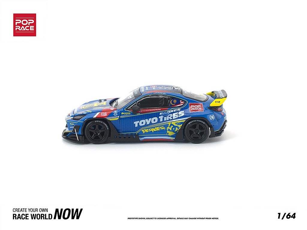 Toyota GR86 Pandem Body Kit Tengku Djan Ley 1:64 POP RACE - 20