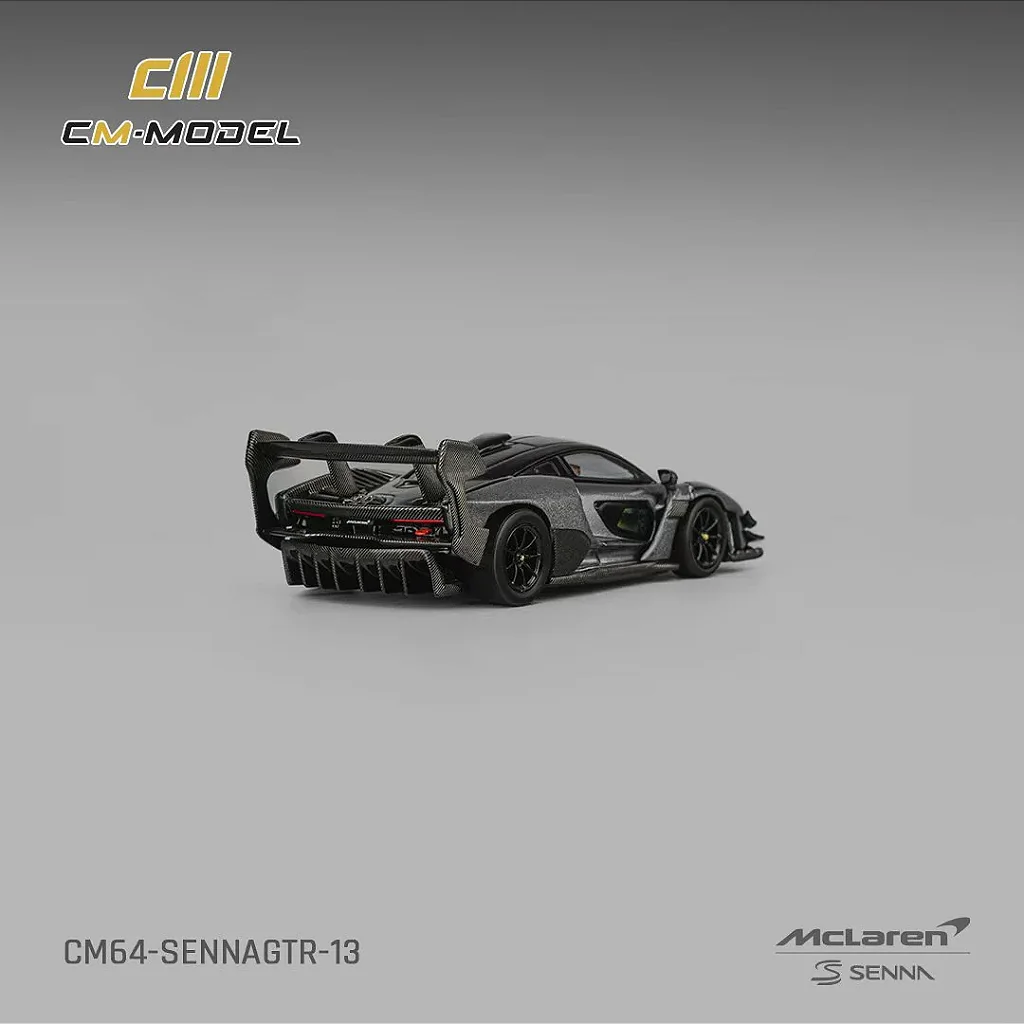 McLaren Senna GTR 1:64 CM Model Cinza - 20 anos! Loja on-line de