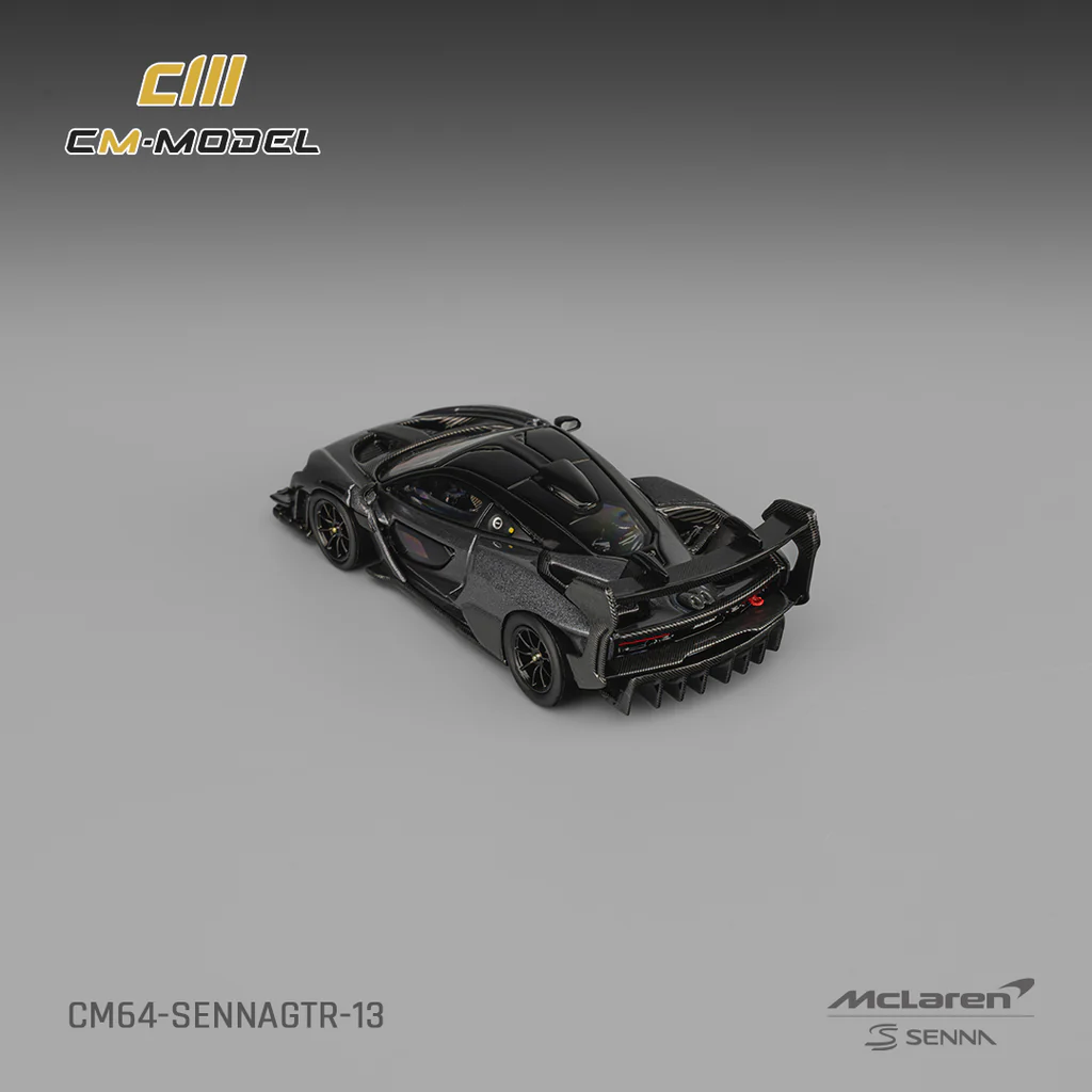 McLaren Senna GTR 1:64 CM Model Cinza - 20 anos! Loja on-line de
