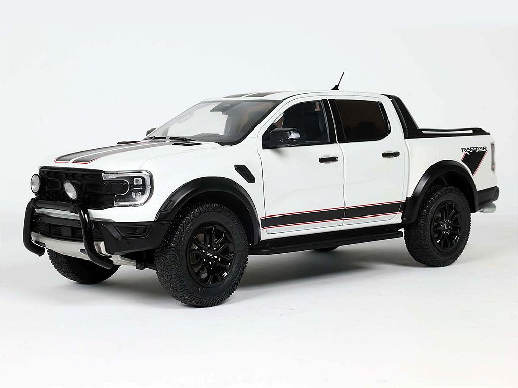 Ford Ranger Raptor 2024 1:18 Solido Branco - 20 anos! Loja on-line