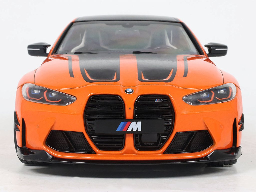 1/18  M4 パフォーマンスエディション　ミニカー　オレンジ BMW M4 Performance Parts Individual 2025 1:18 Solido Laranja - 20