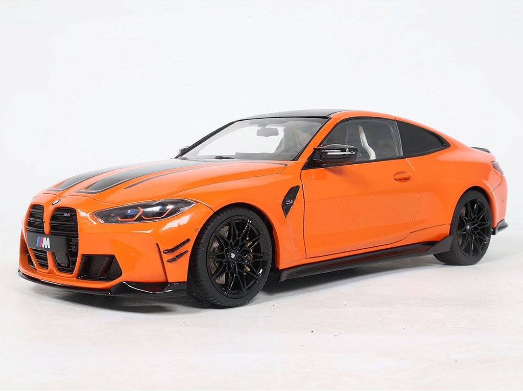 1/18  M4 パフォーマンスエディション　ミニカー　オレンジ BMW M4 Performance Parts Individual 2025 1:18 Solido Laranja - 20