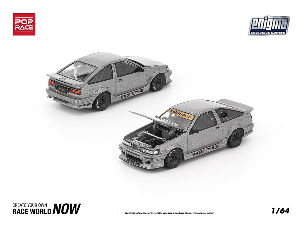 RWB AE86 ENIGMA 1:64 POP RACE - 20 anos! Loja on-line de