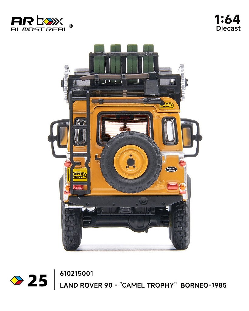 Land Rover 90 Camel Trophy Borneo 1985 1:64 ARbox - 20 anos! Loja