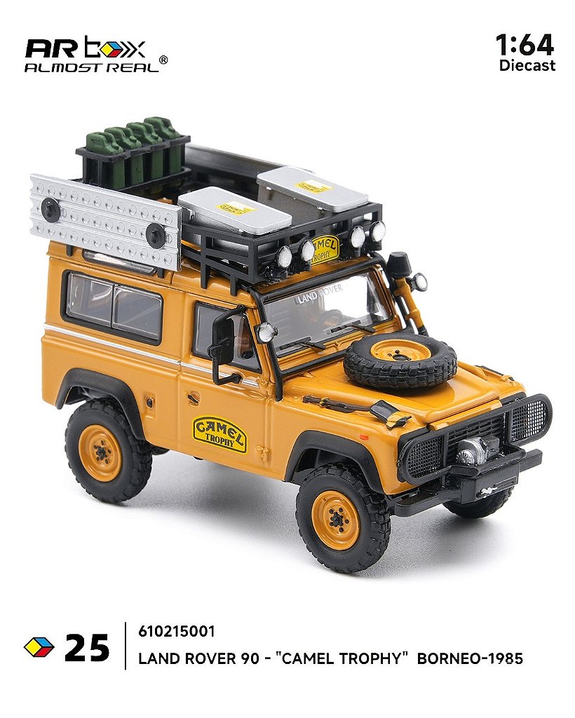 Land Rover 90 Camel Trophy Borneo 1985 1:64 ARbox - 20 anos! Loja
