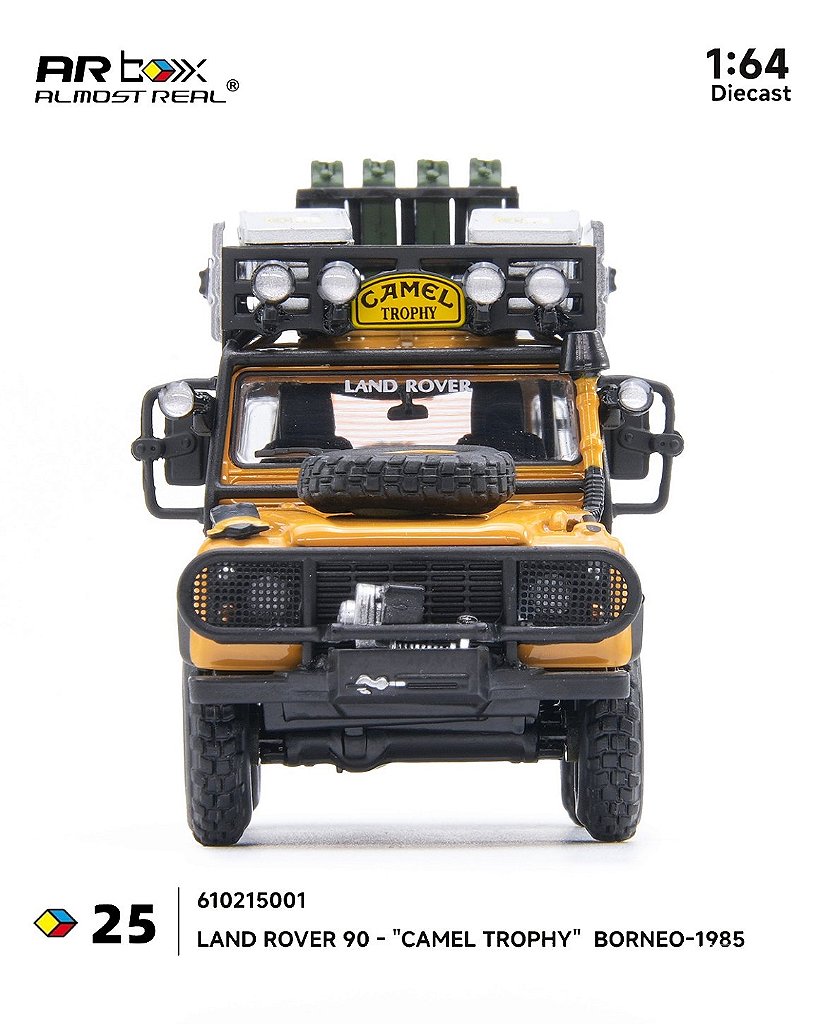 Land Rover 90 Camel Trophy Borneo 1985 1:64 ARbox - 20 anos! Loja
