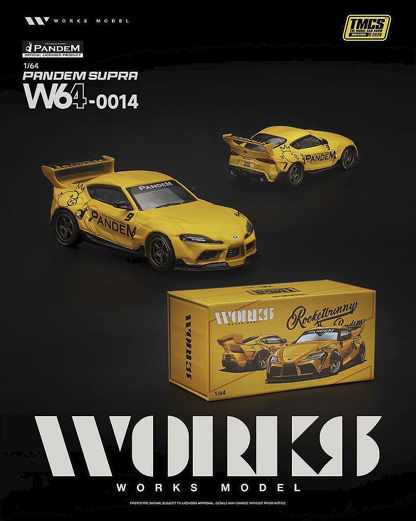 Pandem SUPRA 1:64 Works Model Exclusivo TMCS 2026 - 20 anos! Loja