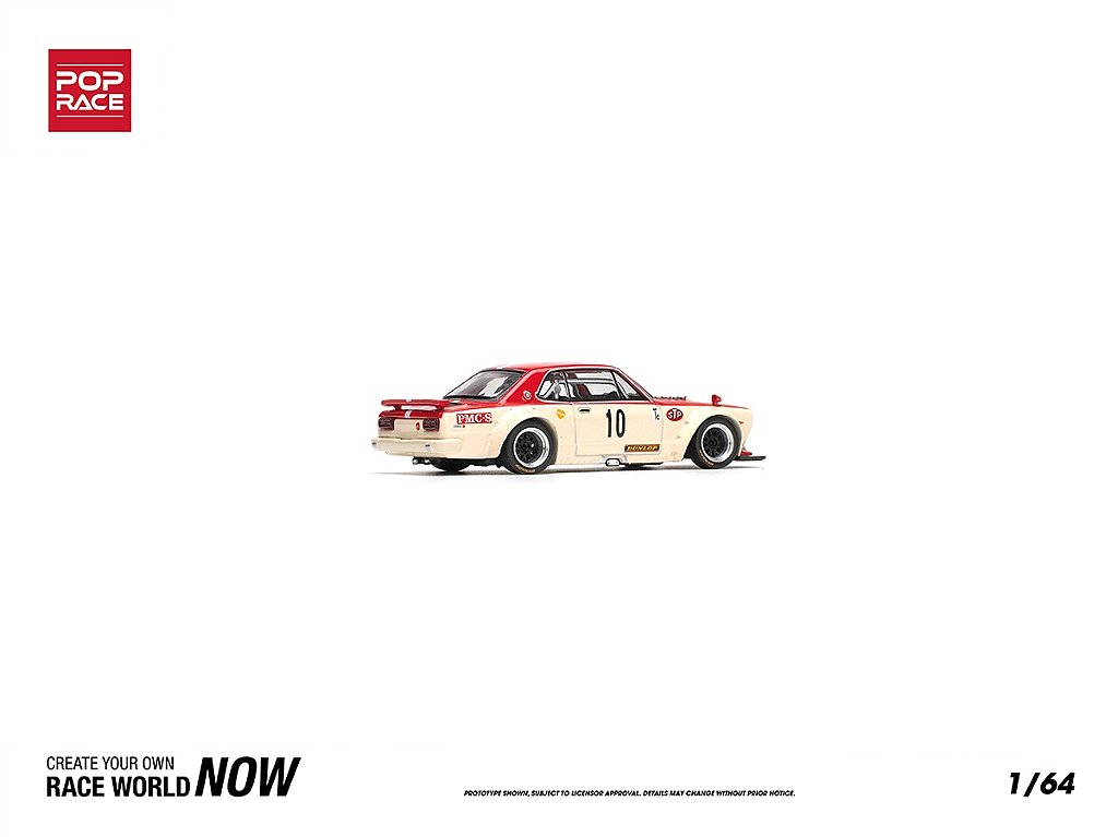 Nissan Skyline GT-R V8 Drift (HAKOSUKA) Watanabe 1:64 POP RACE