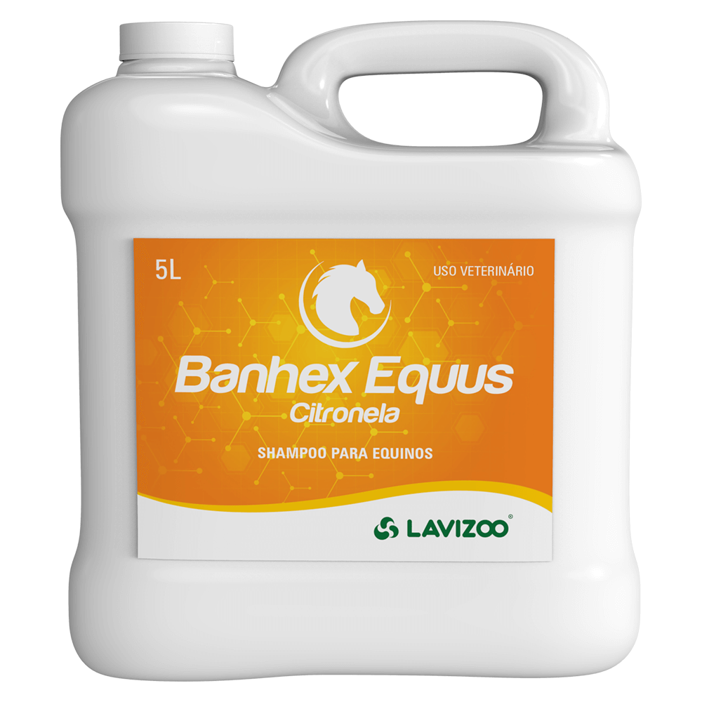 Lionctoy lionchen 蝿王 Shampoo para Cavalos Banhex Equus Citronela Lavizoo 5L - Cuida+Pet