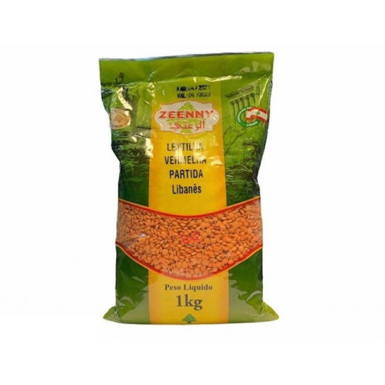 Lentilha Vermelha Partida 1kg Zenny - Tio Ali Empório Árabe