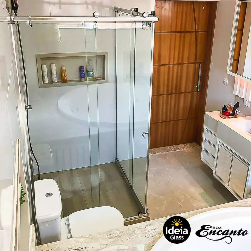 Kit Box Banheiro Elegance Encanto 2,00(larg)x2,00mts(alt