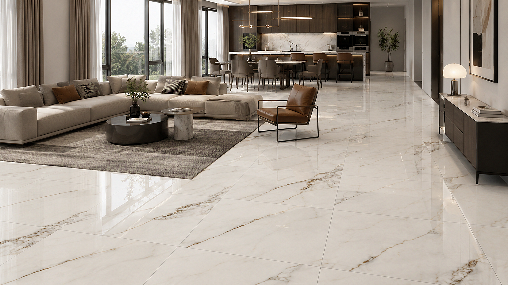 fragmentページ Piso Cerâmico Polido Classe A 74x74 Incefra Interno - Casa Comab