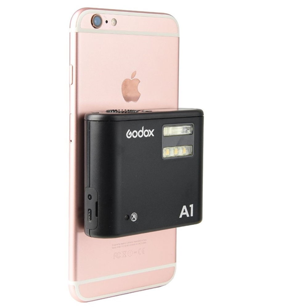 Flash Godox A1 para Smartphone - Cherry Foto + Eletrônicos