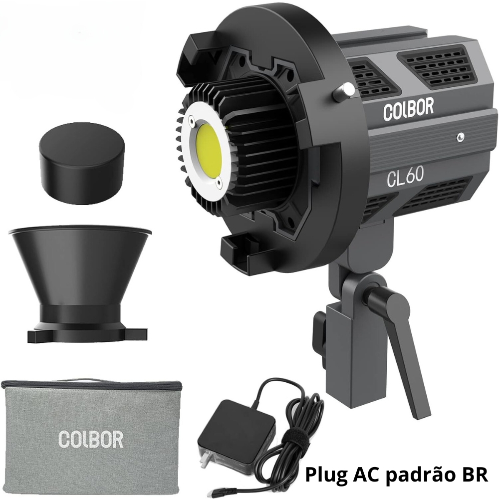 Iluminador Led Colbor CL60 65w Bicolor - Cherry Foto + Eletrônicos