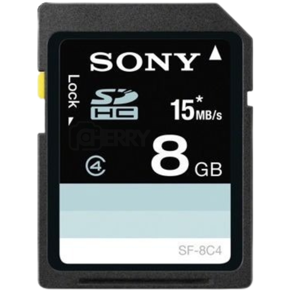 Cartão de Memória SD Sony 8GB SDHC - Cherry Foto + Eletrônicos