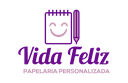 Logo de Vida Feliz Papelaria Personalizada