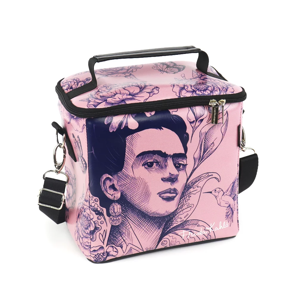 Bolsa Térmica Frida Kahlo Colores Rosé - Mimeria B2B