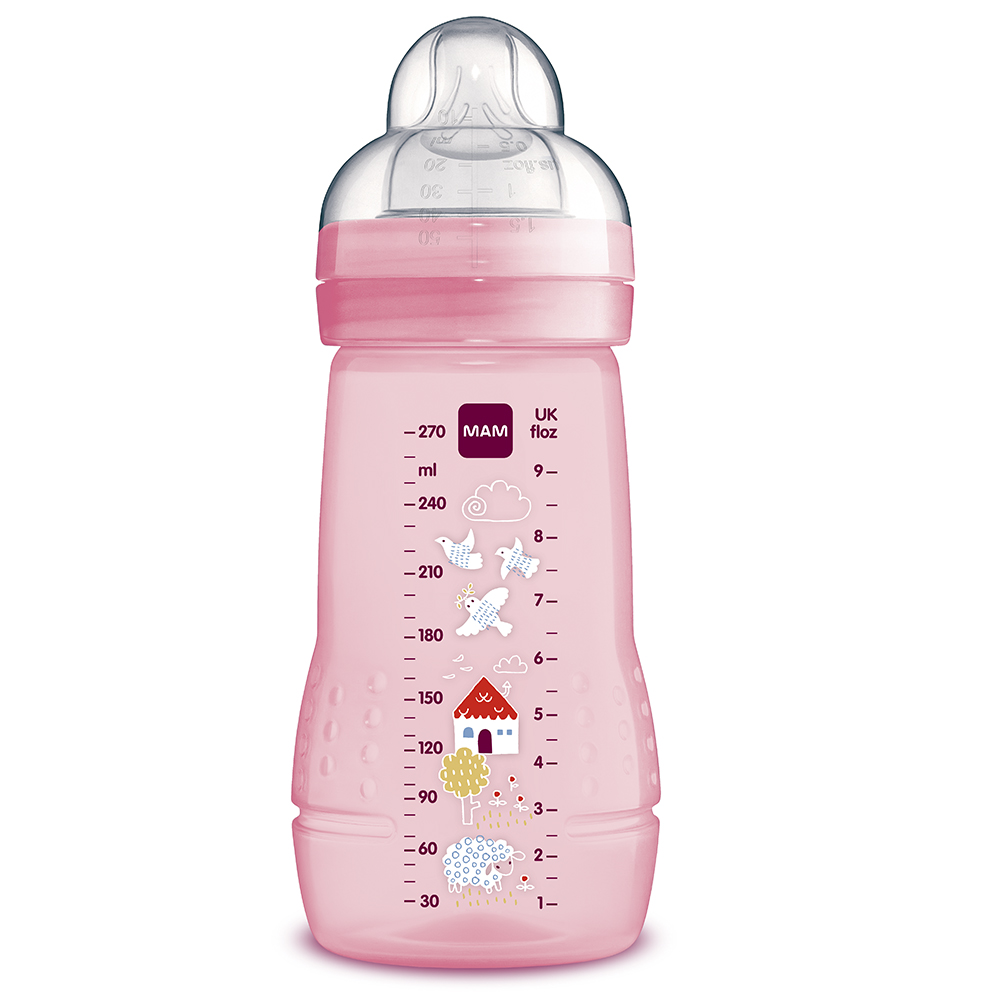 MAMADEIRA MAM EASY ACTIVE 270ML 40612 ROSA - XODOZINHO