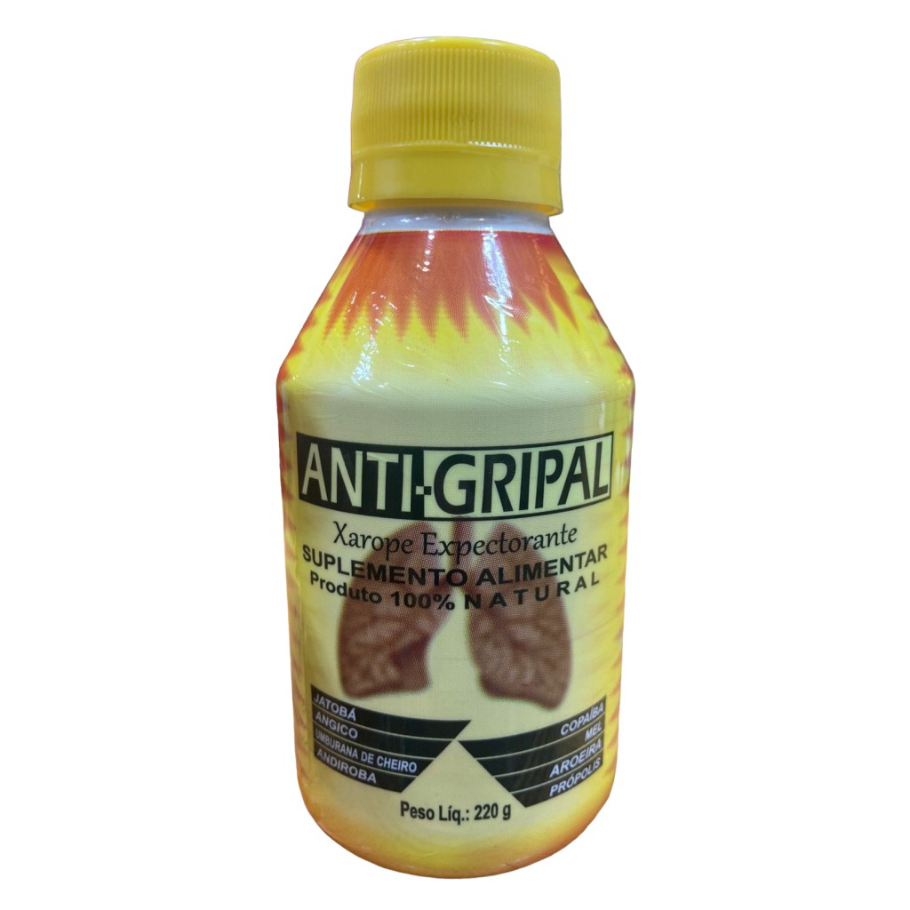 Xarope expectorante ANTI-GRIPAL - ABRAÃO ERVAS