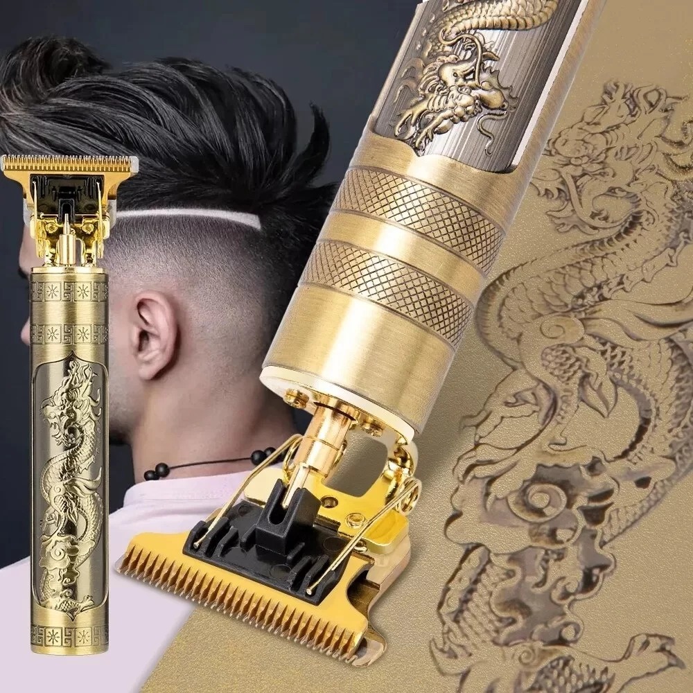 APARADOR MÁQUINA DE BARBEAR E CORTAR CABELO PROFISSIONAL VINTAGE BUDA OU  DRAGAO - Shopping Beleza Estética