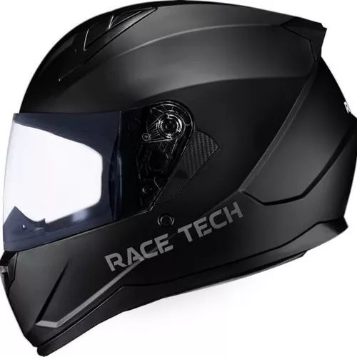 Race Tech Br Capacete Sector Monocolor Matte Black - Maremoto