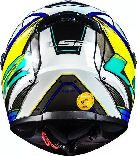 Capacete LS2 FF358 Classic Xdron Blue Azul - Maremoto