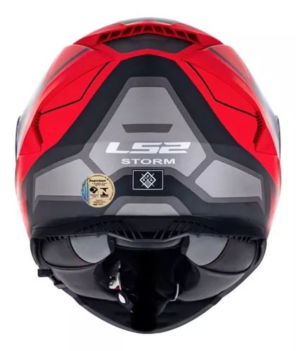 Ls2 Capacete Storm Ff800 Faster Matte Red/Titanium - Maremoto