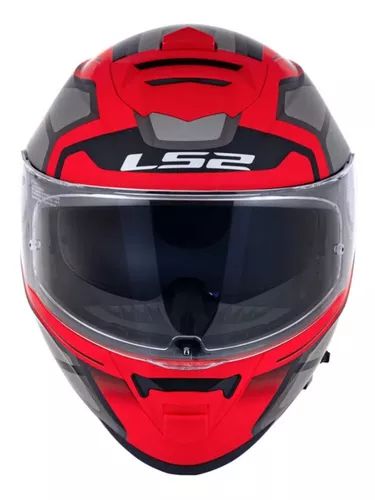 Ls2 Capacete Storm Ff800 Faster Matte Red/Titanium - Maremoto