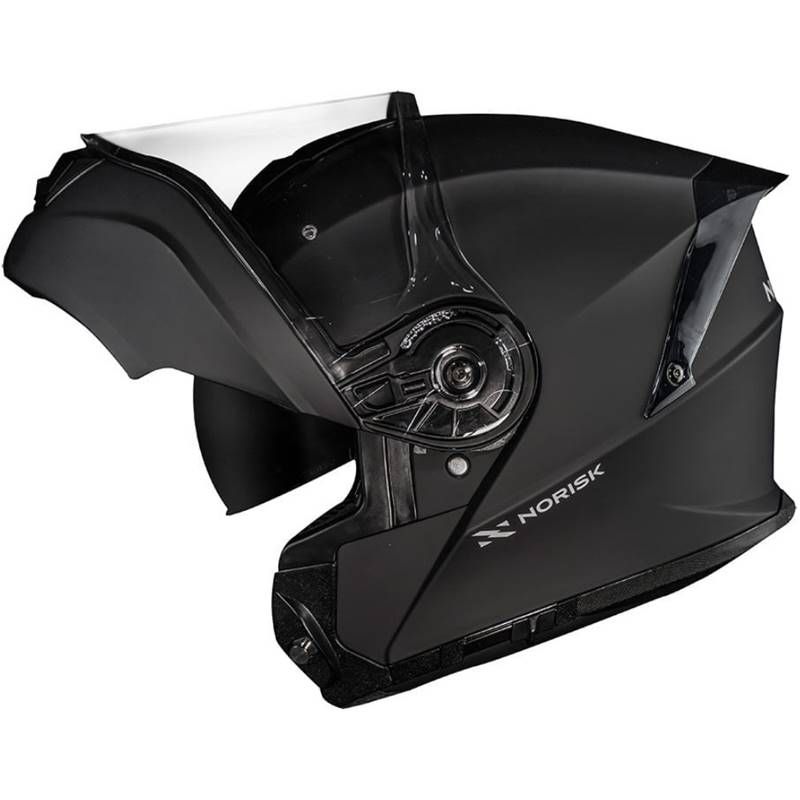 Capacete Norisk Motion Articulado Monocolor - Preto Fosco - Maremoto