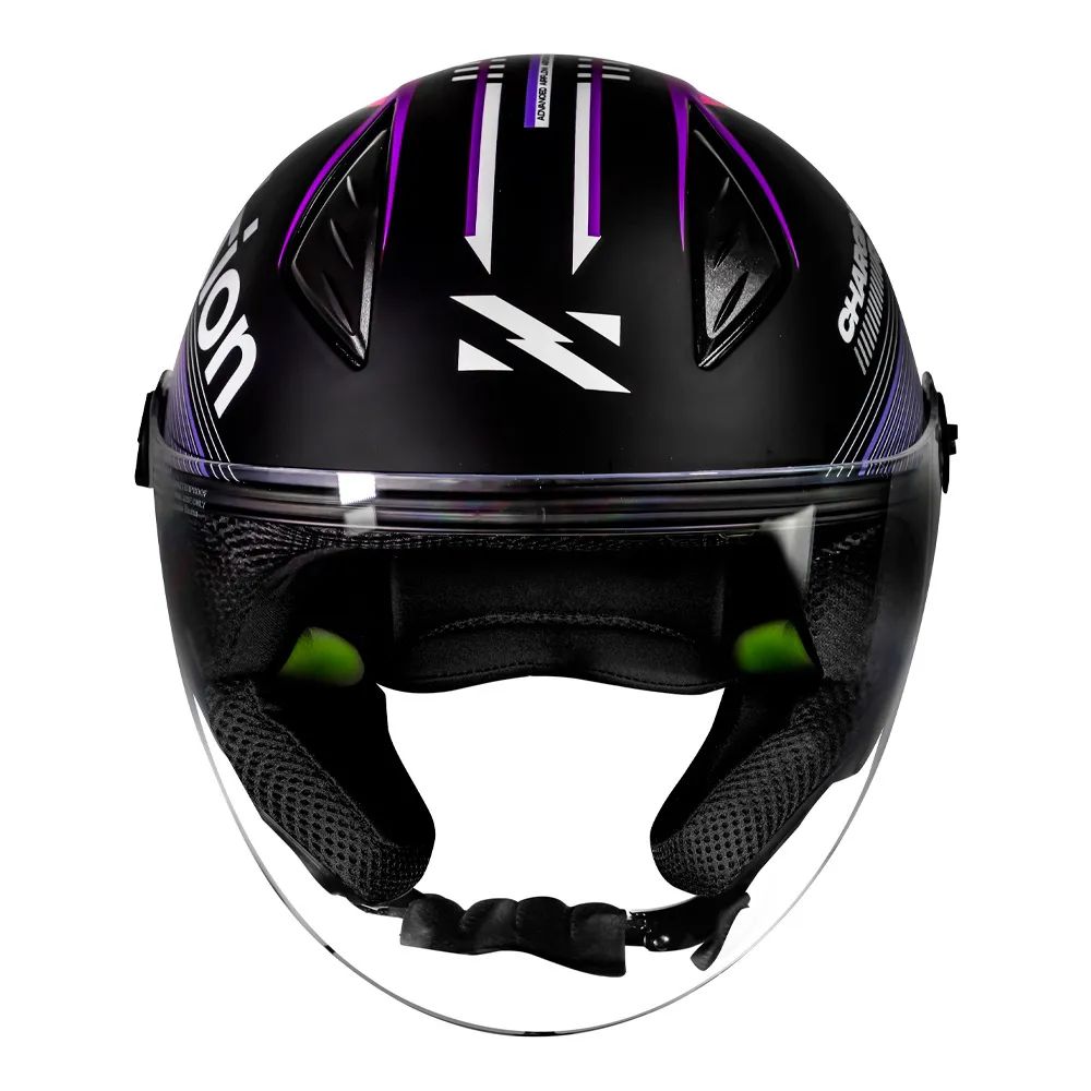 Capacete Norisk Neo Vizion Preto Roxo - Maremoto