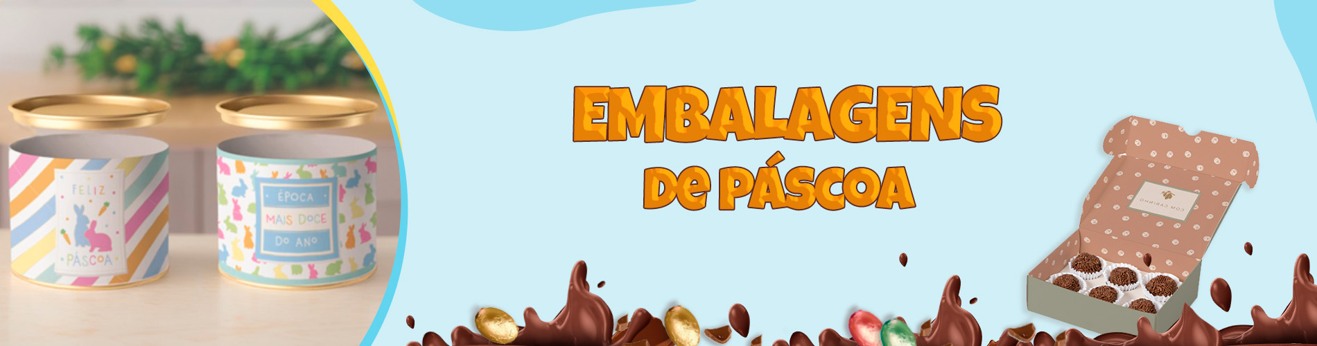 Embalagens de Pascoa Caixa Muni