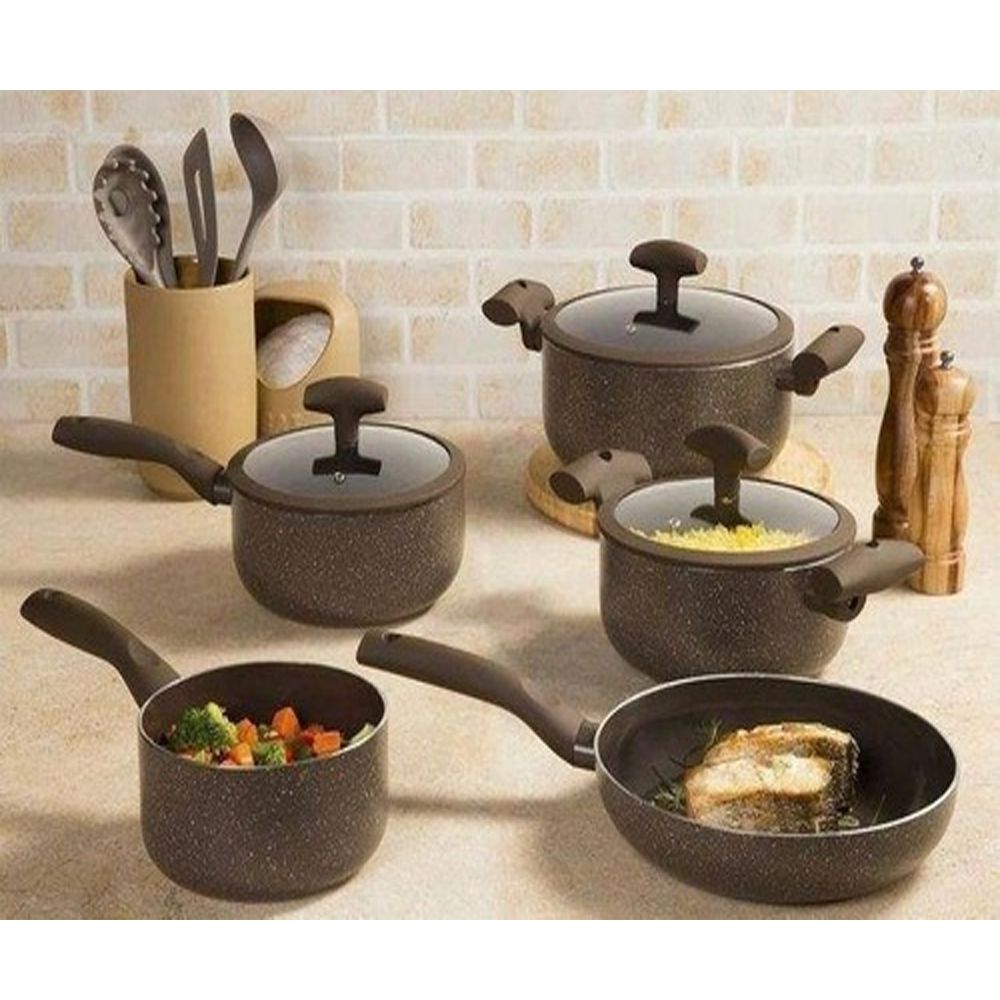 Panela De Indução Pode Ir No Fogo Último Disponível] Panela de Induo  Alumnio Cermica 16cm e 1,3L Mrmol em Oferta
