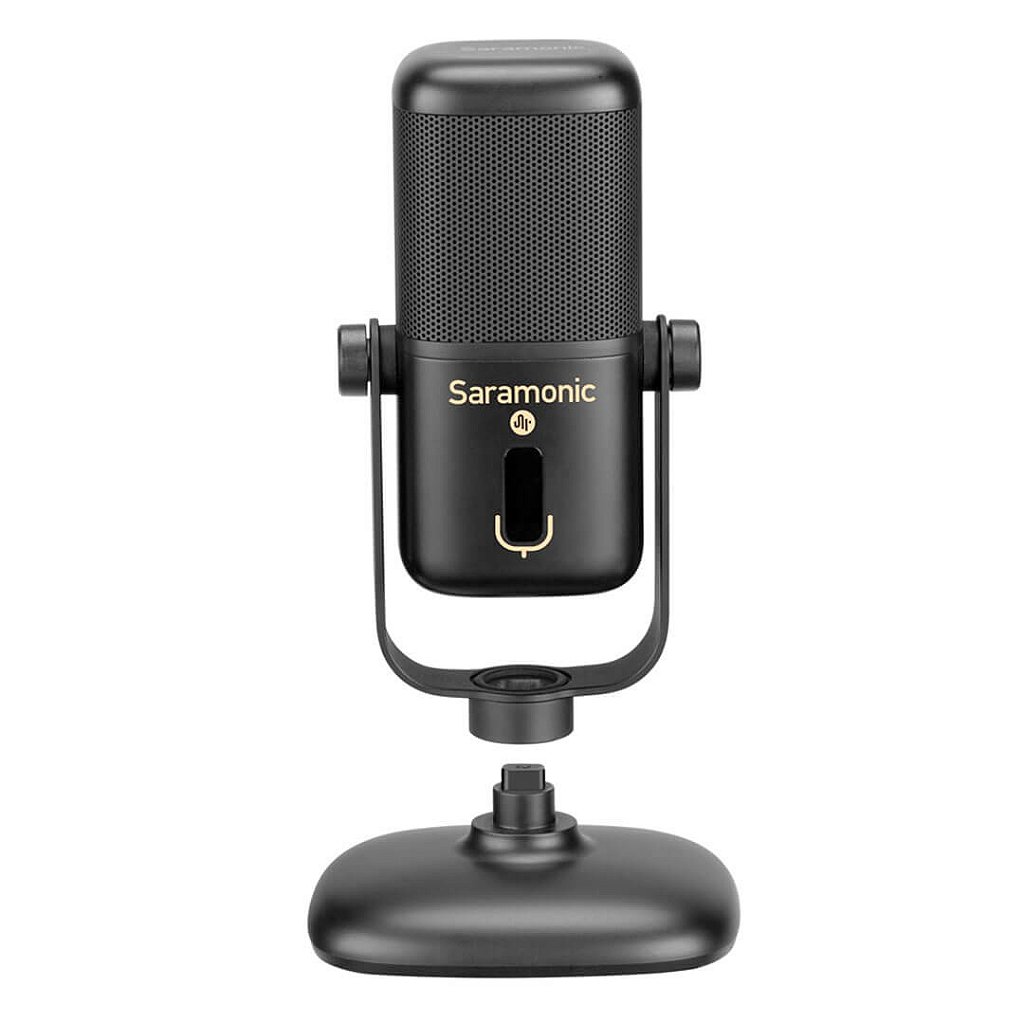 Microfone de Estúdio de Diafragma Largo USB sem fio - TURBO MUSIC