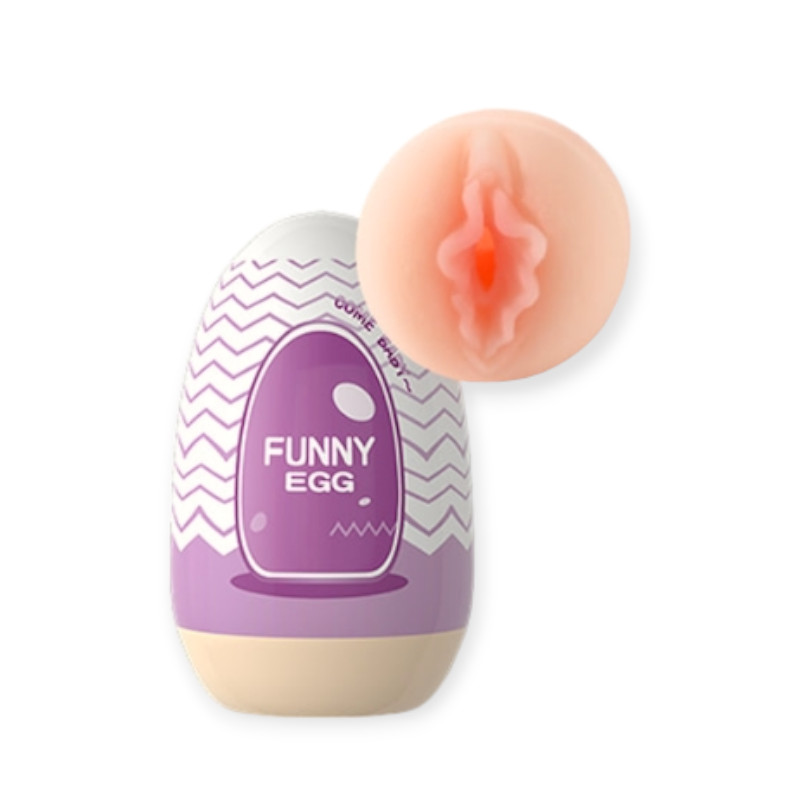 Masturbador Funny Egg - Cyberskin e Texturas Estimulantes