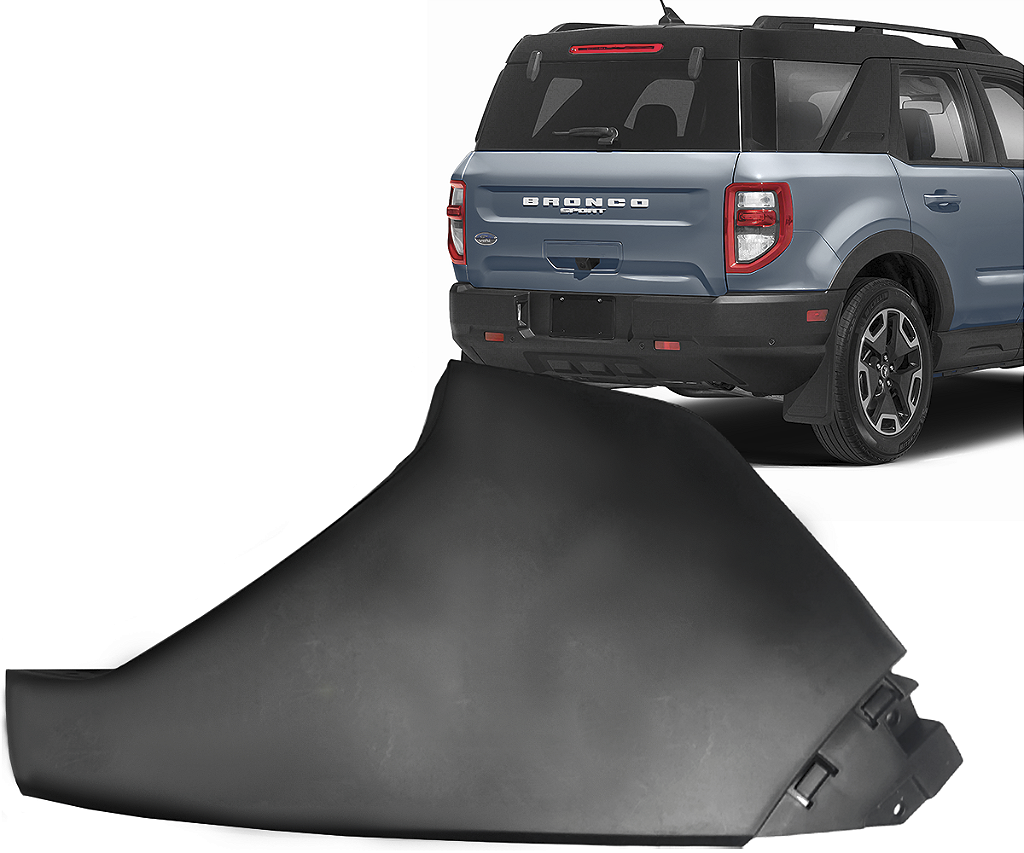 Ponteira Polaina Direito Parachoque Traseiro Ford Bronco Sport