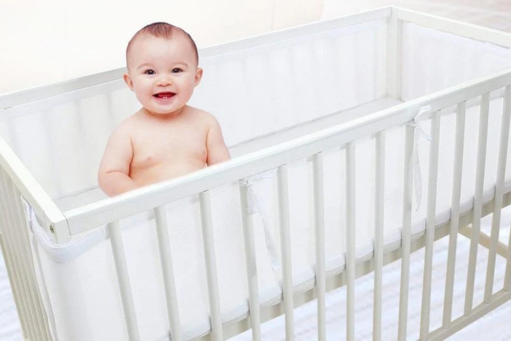 Proteção Para Grade De Berço Bebê Quando Começar Ficar Em Pé - Soninho de  Bebê