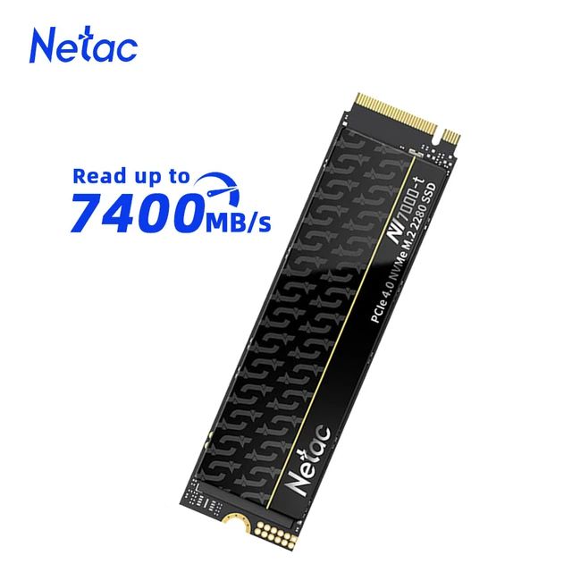 Disco Sólido Interno Netac 4tb SSD NVME 4TB - PS5 - PC - NOTEBOOK