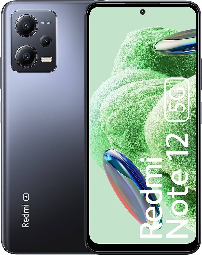 Xiaomi Redmi Note 12 5G 128GB Matte Black 6GB Ram - www