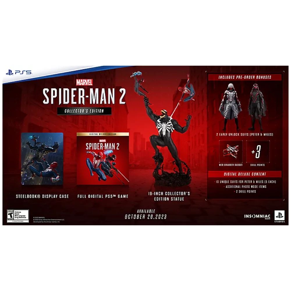 Marvel Spider-Man 2 コレクターズエディション フィギュアのみ Marvels Spider-Man 2 Collector's Edition - www.maicongames.com.br