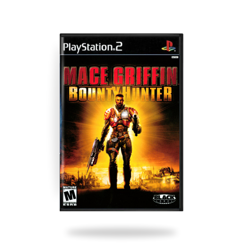 Boîte Promotionnelle PS2 - MACE GRIFFIN BOUNTY HUNTER - Objet De Collection