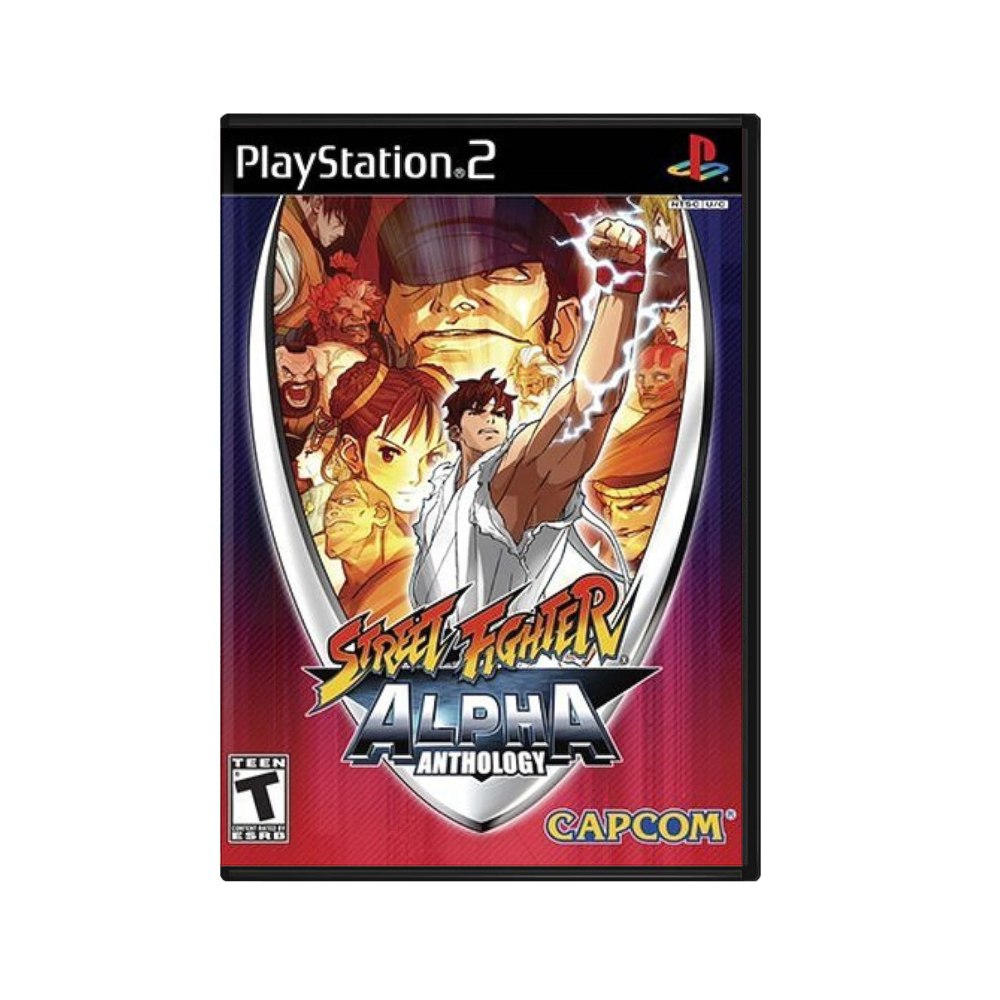Street Fighter Alpha Anthology PS2 Original Lacrado (Americano
