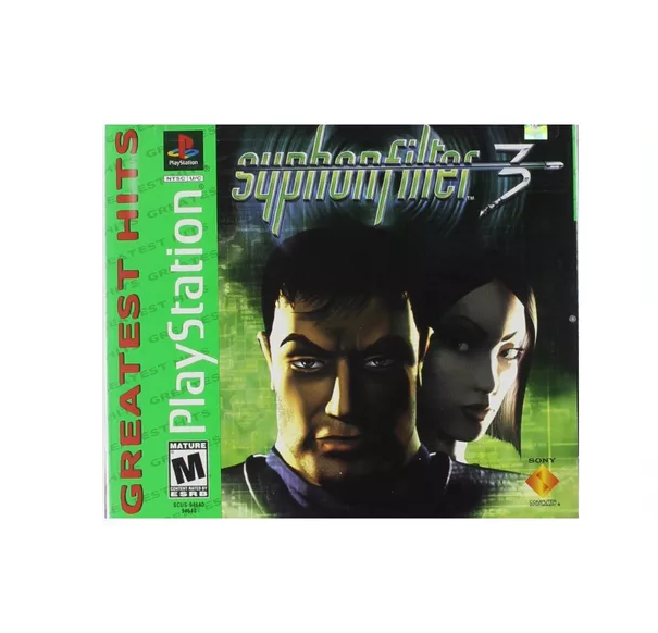 Syphon Filter 3 GH PS1 Original Lacrado - www.maicongames.com.br