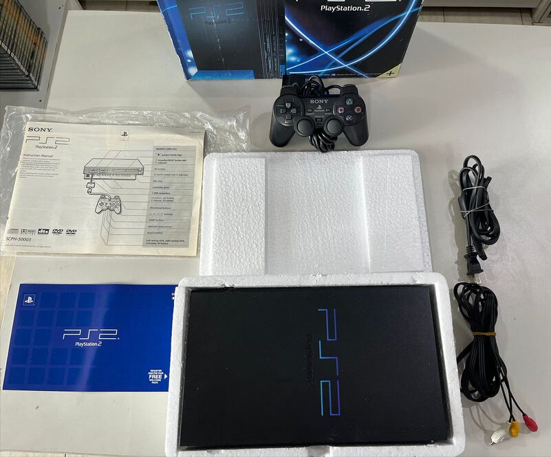 Console Sony Playstation 2 Fat Europeu Desbloqueado Matrix SCPH