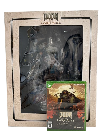 doom dark ages コレクターズエディション　フィギュア DOOM The Dark Ages Collector's Edition XBOX Series Original Mídia