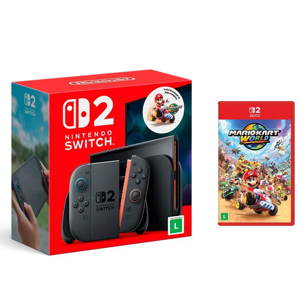 Console Nintendo Switch 2 256gb Bundle Mario Kart World