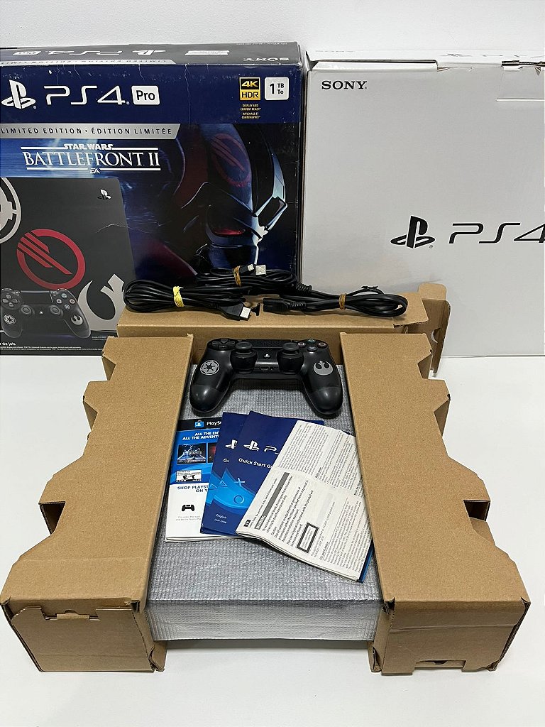 Console Playstation 4 Pro Edição Star Wars Battlefront 2 - PS4 Pro