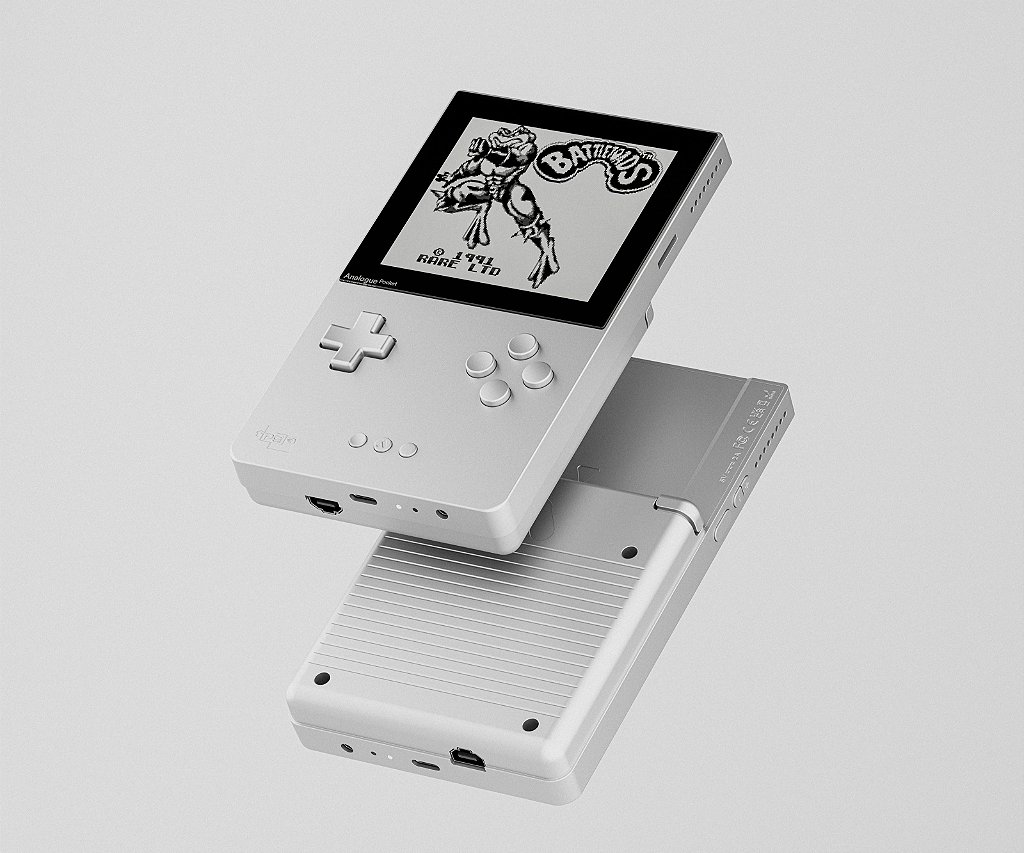 Console Analogue Pocket Branco - www.maicongames.com.br