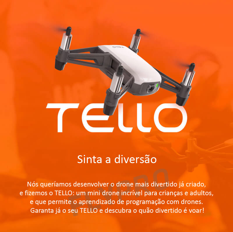 Drone DJI Tello Boost Combo - FlyPro - A melhor loja de Drones do Brasil!
