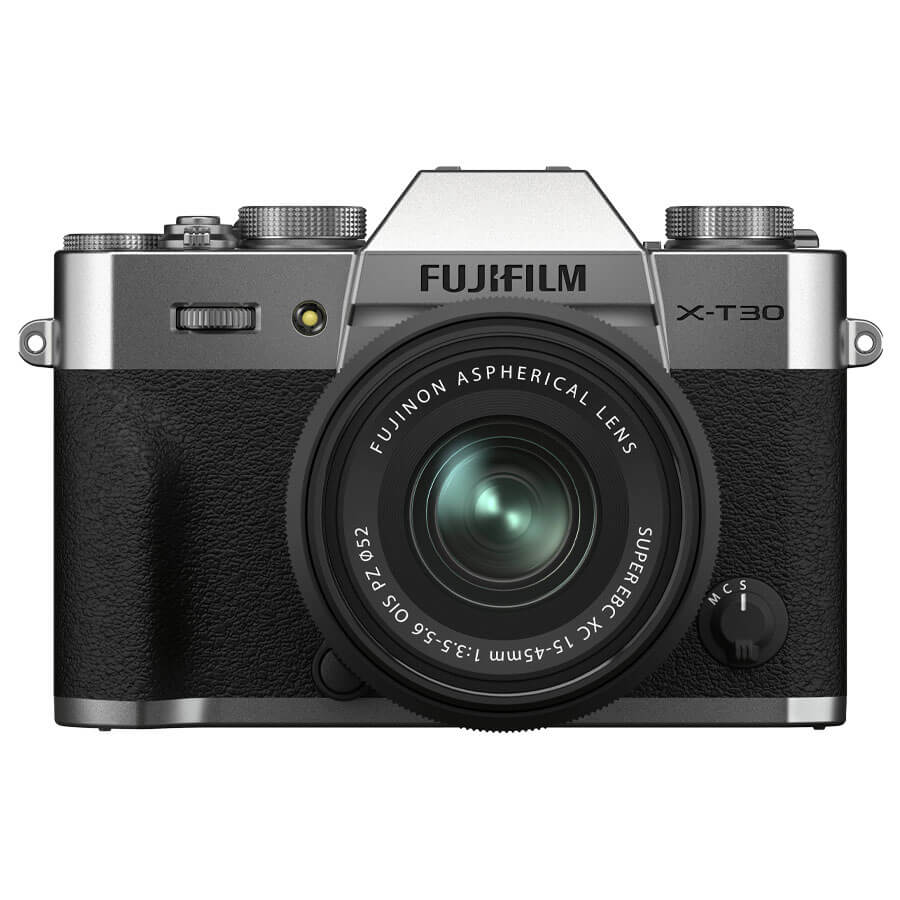 Fujifilm X-T30 II Mirrorless com Lente XC 15-45mm OIS PZ Prata