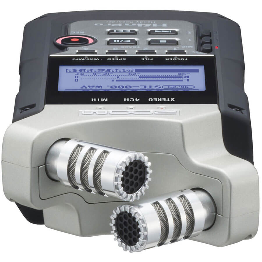 Zoom H4n Pro Gravador de Áudio Digital Portátil com Microfone